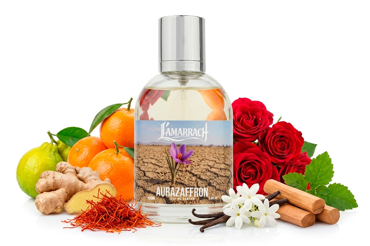AURASAFFRON Eau de Parfum - Inspirado en Insta Crush - 100ml